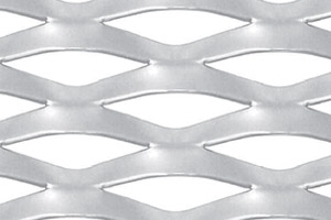 Expanded metal sheets for architecture