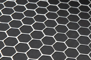 Hexagonal-holed perforated metal sheets