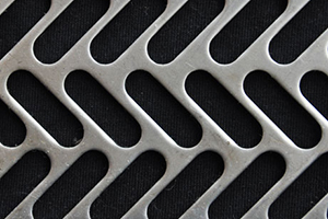 Round-end slot perforated metal sheets